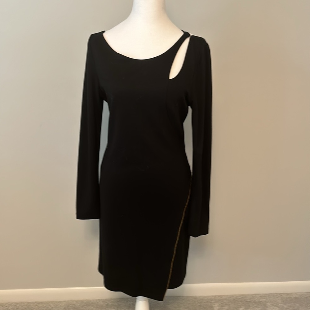 A.B.S. COLLECTION BLACK LONG SLEEVE DRESS SIZE S